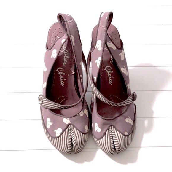 Irregular Choice Shoes - Irregular Choice Elephunk Court Split Toe Shoe